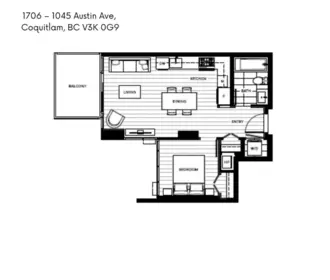 Loft / Bonus Room Photo of 1706 1045 Austin Avenue, Coquitlam, BC