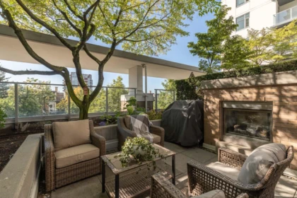 Aerial View of 14 166 W 13th Street, North Vancouver, BC