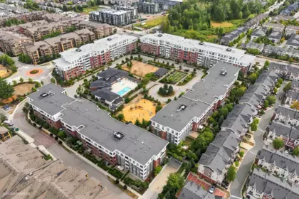 Aerial View of C121 8150 207 Street, Langley, BC
