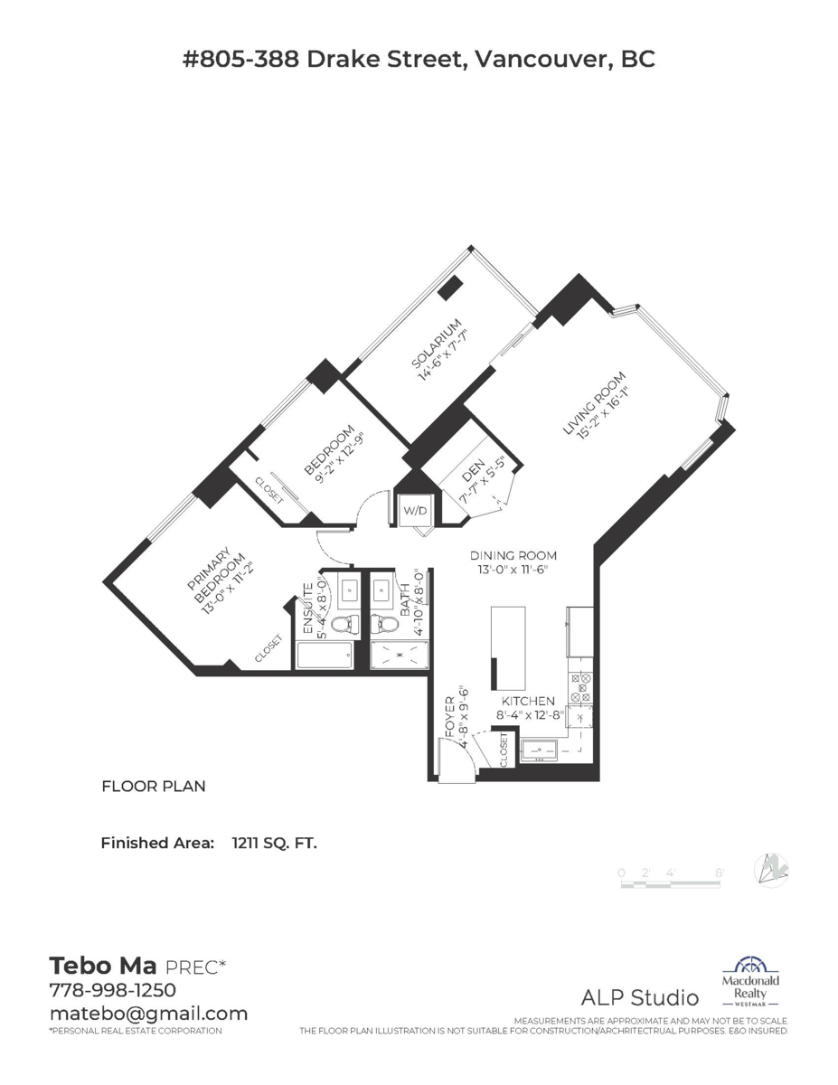 Loft / Bonus Room Photo of 805 388 Drake Street, Vancouver, BC