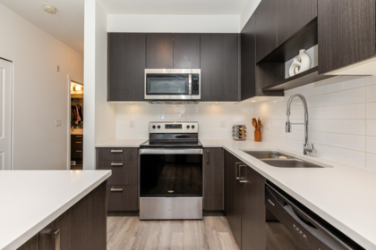 Kitchen Island Photo of 302 13628 81a Avenue, Surrey, BC