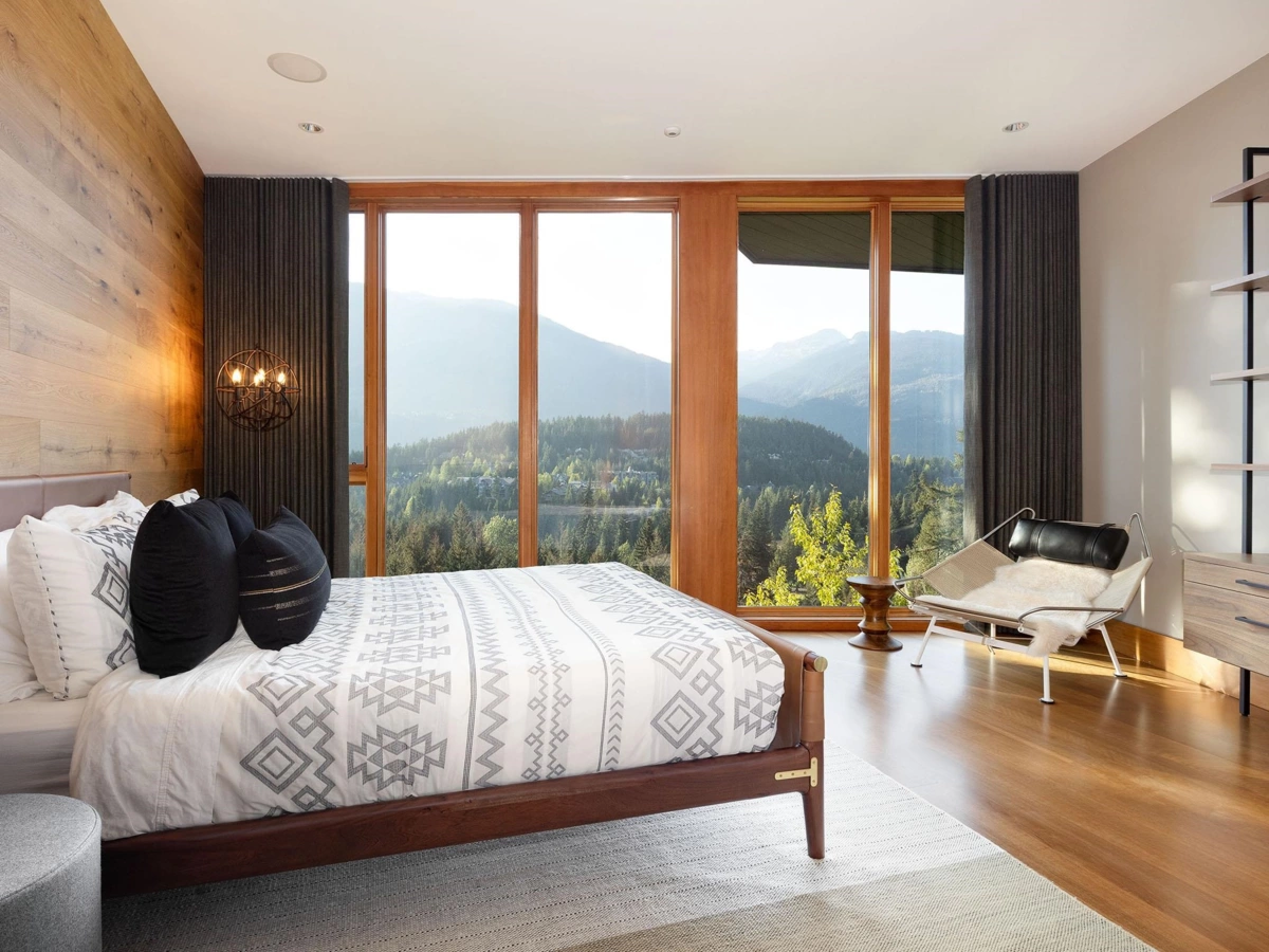 Aerial View of 3855 Sunridge Court, Whistler, BC