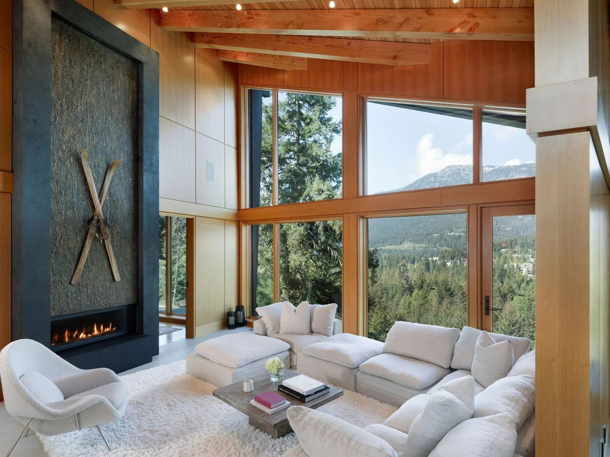 Living Room Photo of 3855 Sunridge Court, Whistler, BC