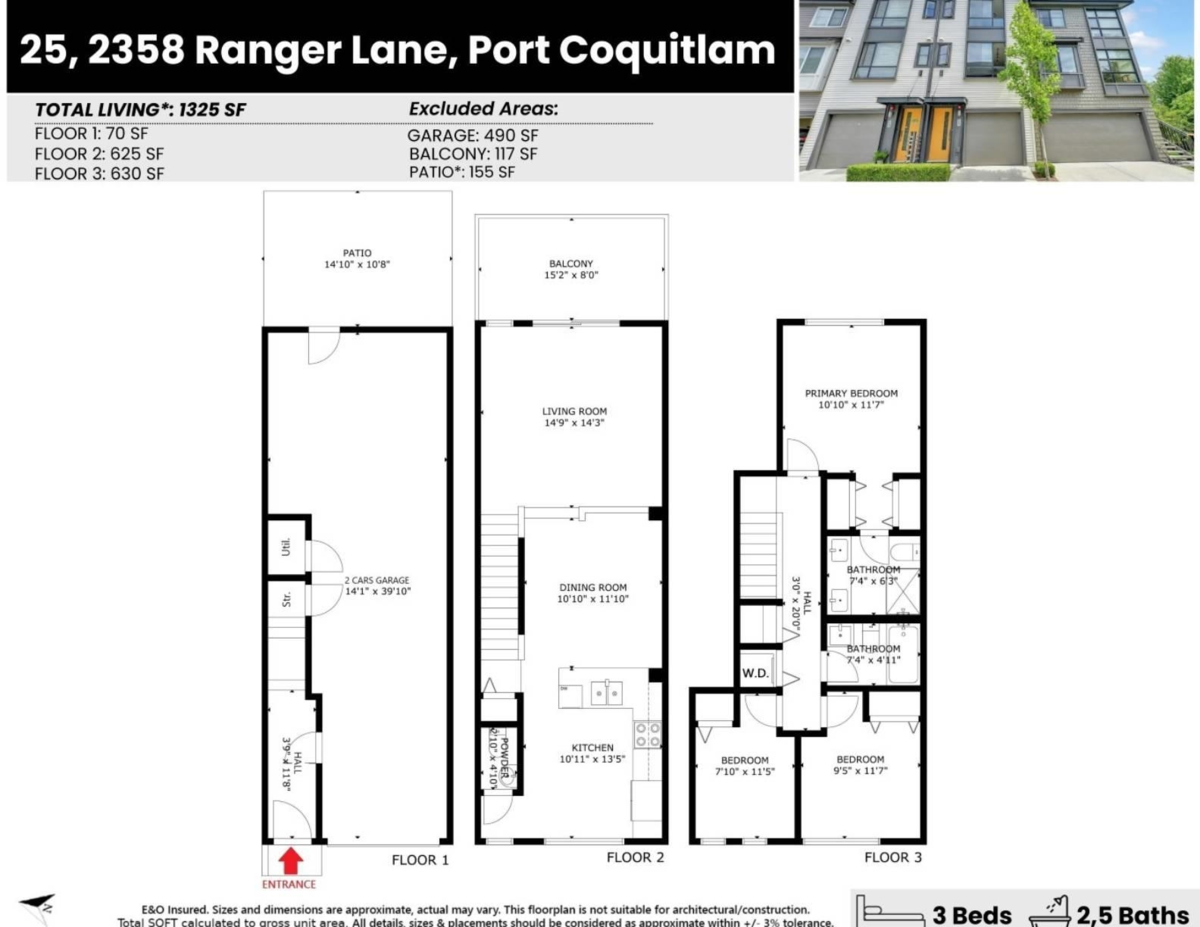 Neighborhood Park Photo Near 25 2358 Ranger Lane, Port Coquitlam, BC