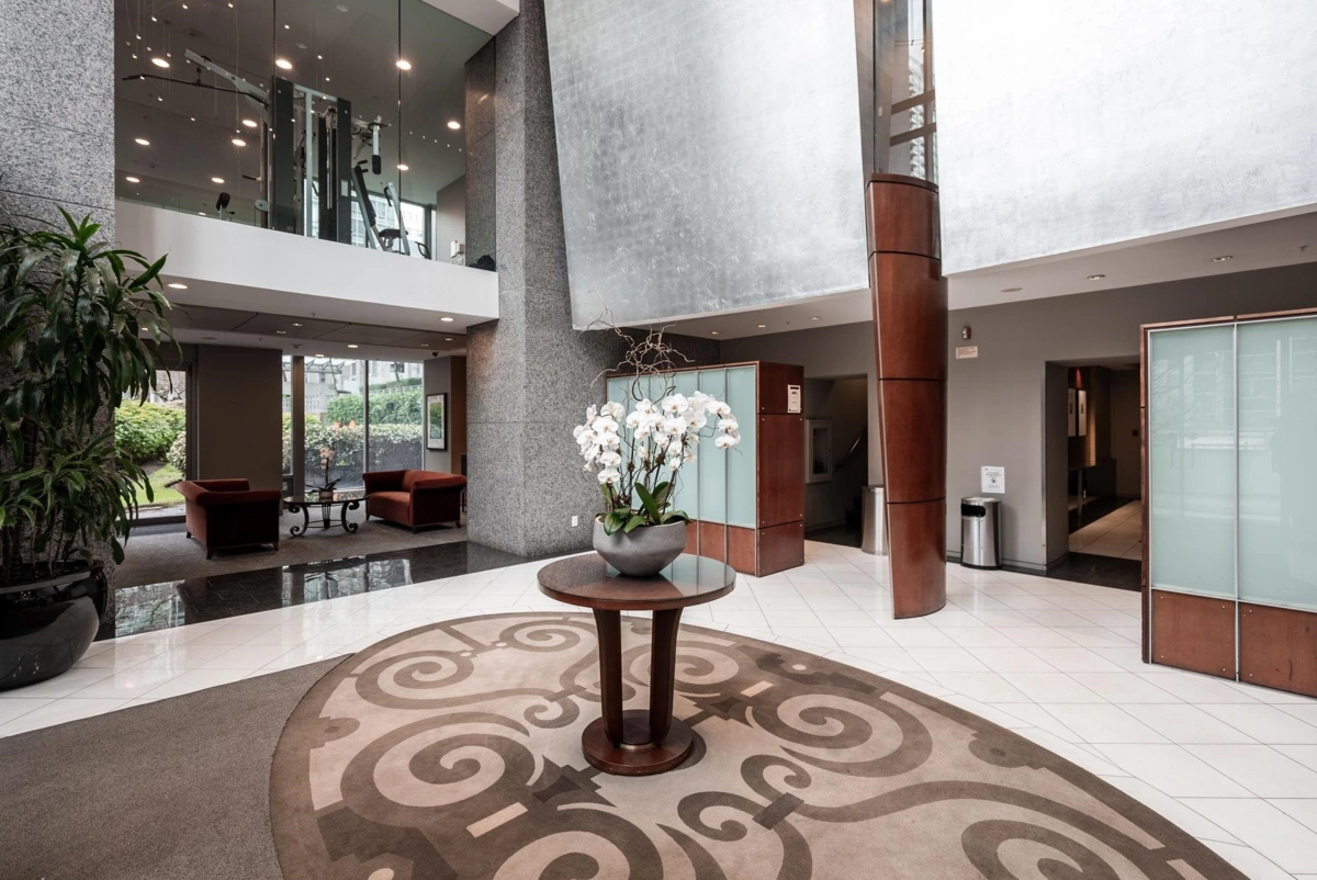 Aerial View of 2806 1288 W Georgia Street, Vancouver, BC