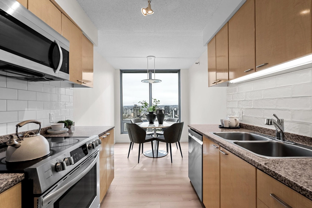 Bedroom 2 Photo of 2806 1288 W Georgia Street, Vancouver, BC