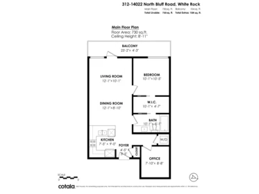 312 14022 North Bluff Road, White Rock, BC, White Rock — Apartment/Condo for sale