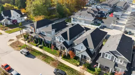 Aerial View of 73 172 Street, Surrey, BC