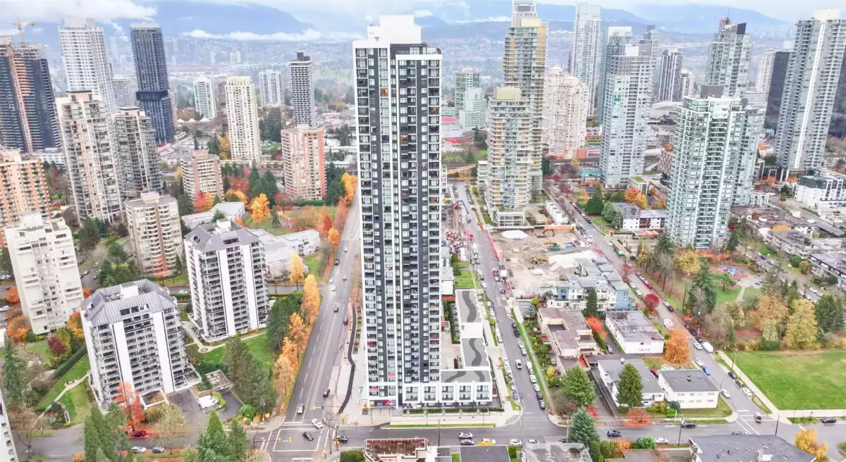 Exterior Rear Photo of 3609 6468 Willingdon Avenue, Burnaby, BC