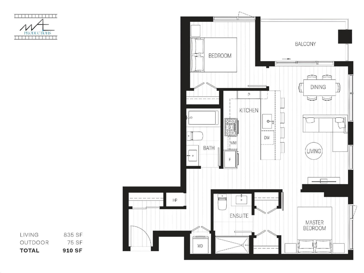 Outdoor Patio Photo of 3609 6468 Willingdon Avenue, Burnaby, BC