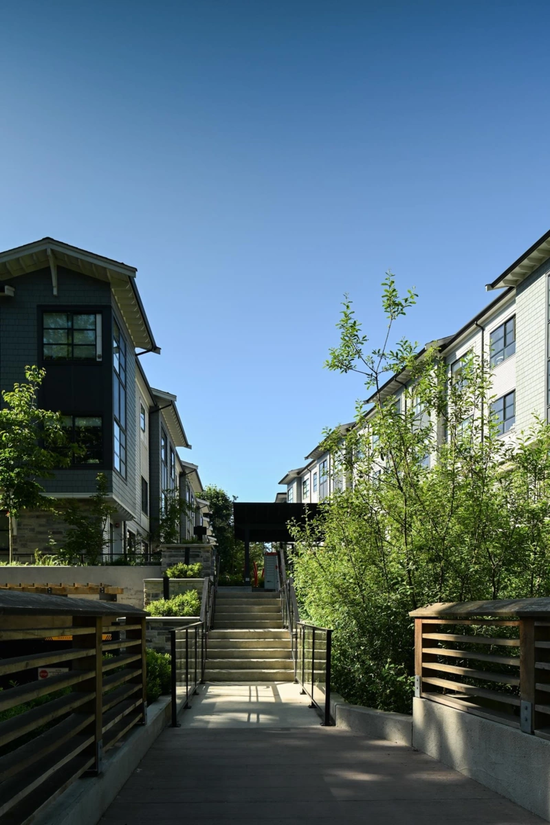 Aerial View of 125 2045 Heritage Park Lane, North Vancouver, BC