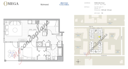 311 9388 Odlin Road, Richmond, BC, Richmond — Apartment/Condo for sale
