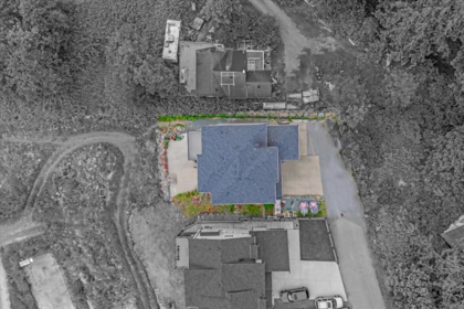 Aerial View of 8235 Harvest Place, Chilliwack, BC