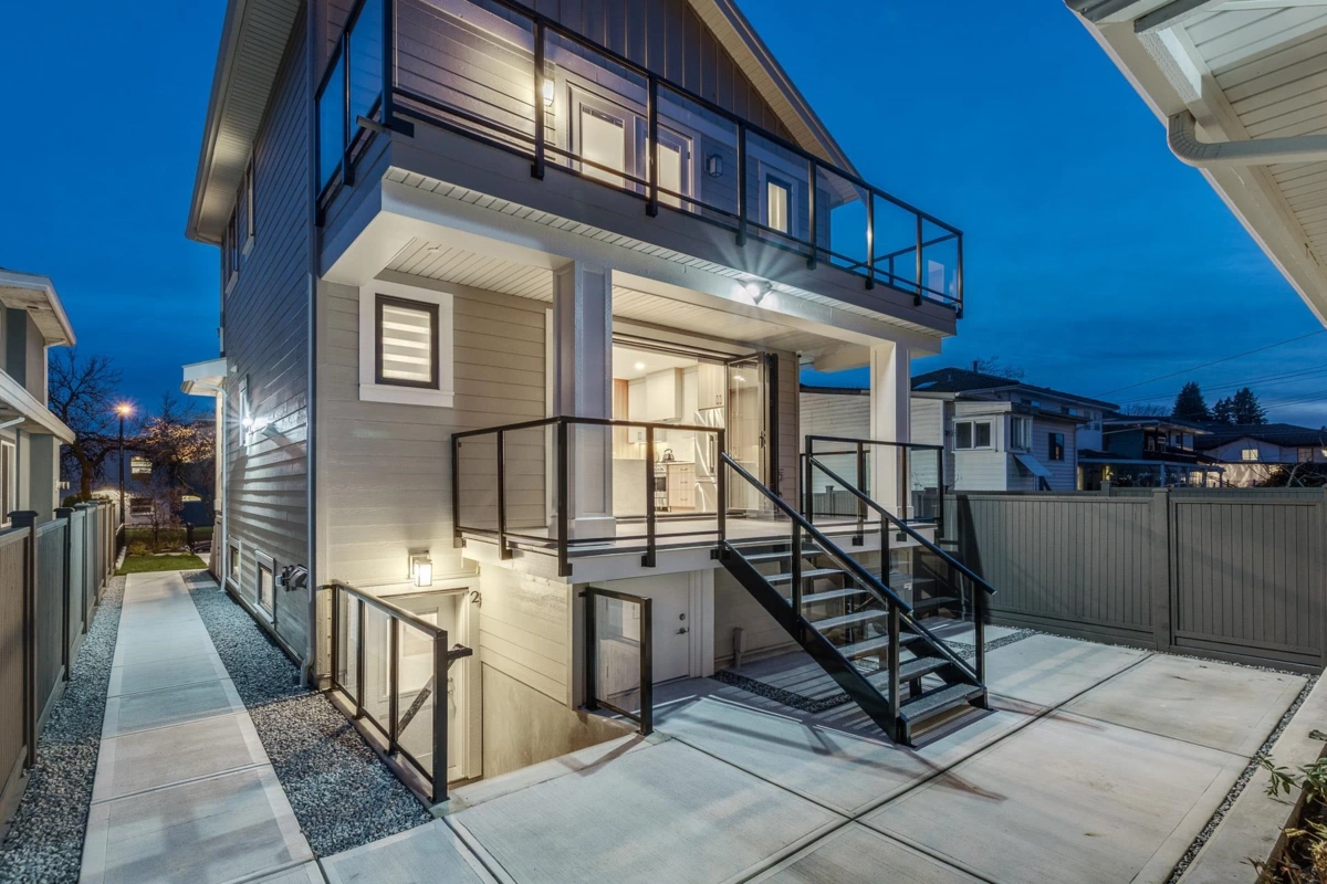 Aerial View of 1 2945 E 44th Avenue, Vancouver, BC