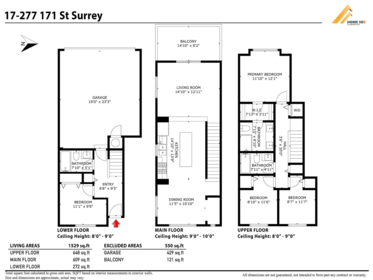 17 277 171 Street, Surrey, BC, Surrey — Townhouse for sale