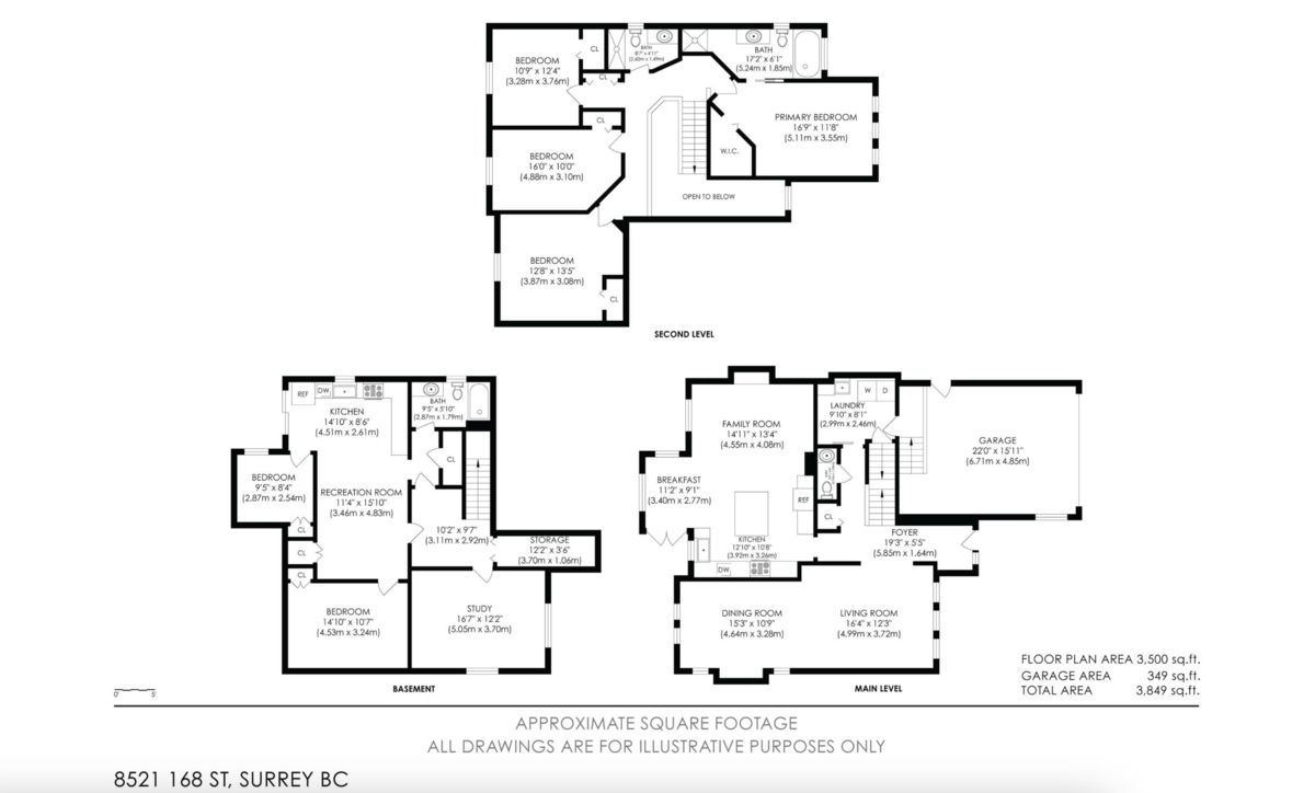 Garage Interior Photo of 8521 168 St Street, Surrey, BC
