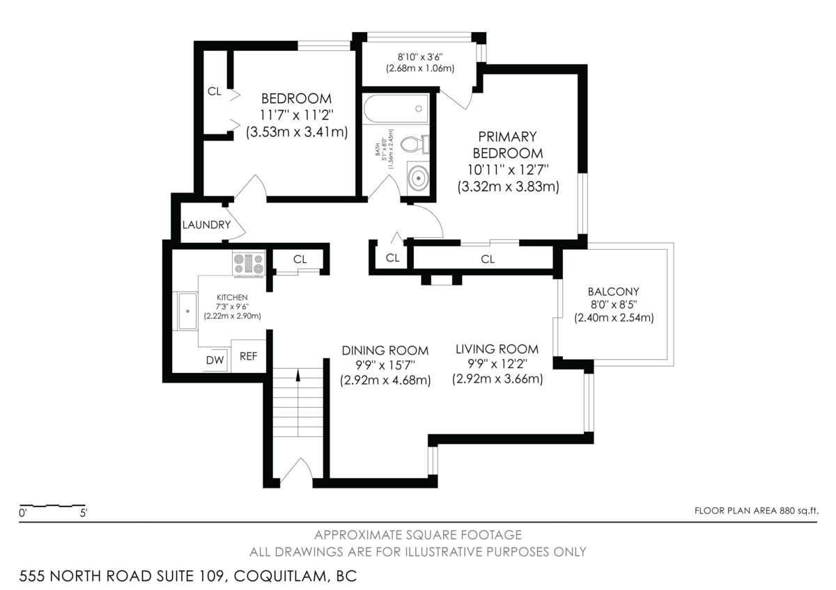 Loft / Bonus Room Photo of 109 555 North Road, Coquitlam, BC