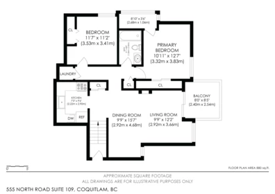 Loft / Bonus Room Photo of 109 555 North Road, Coquitlam, BC