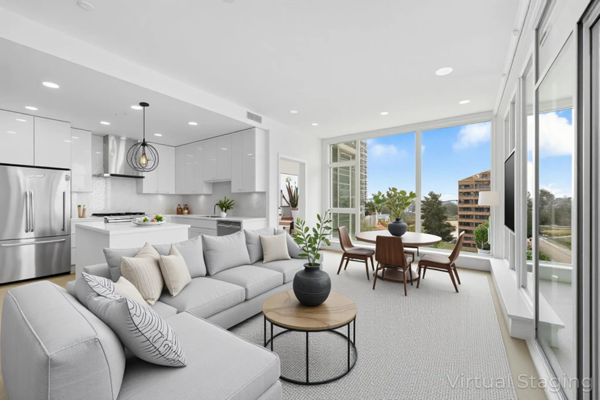 Kitchen Island Photo of 608 555 Sydney Avenue, Coquitlam, BC