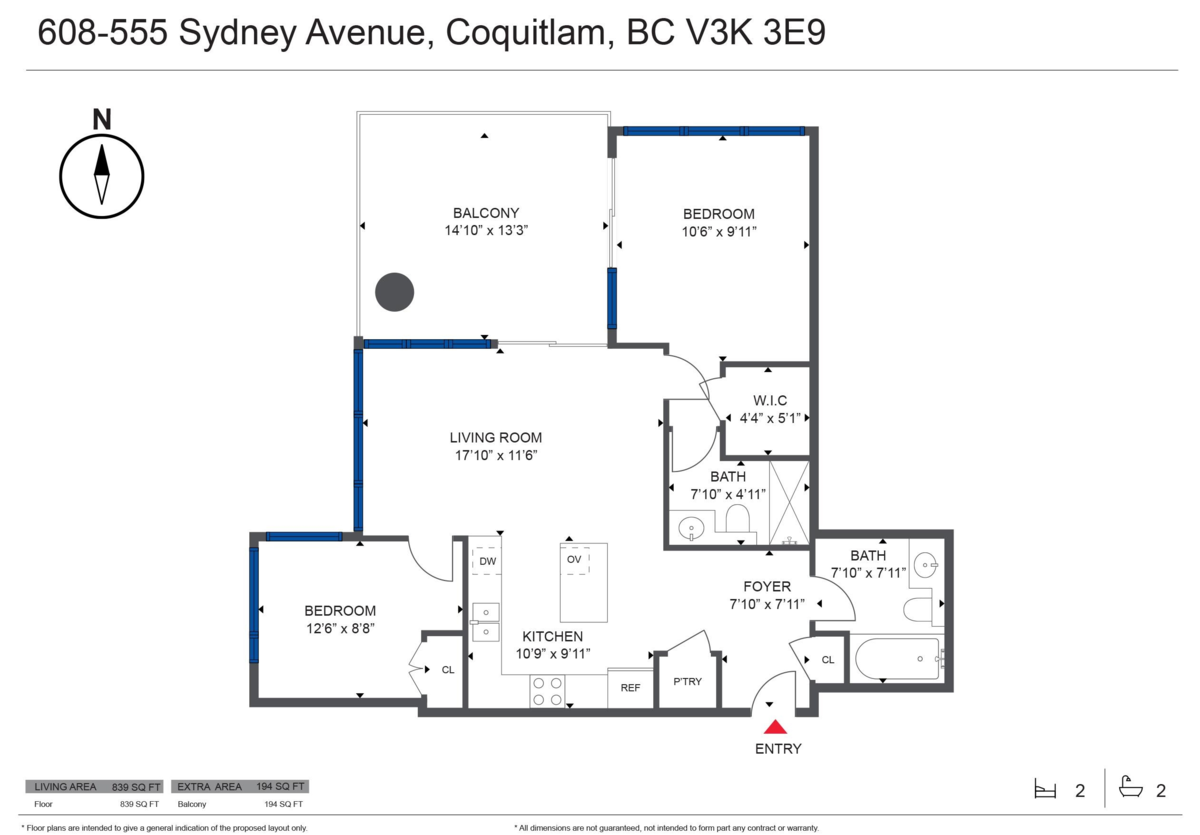 Street View Photo of 608 555 Sydney Avenue, Coquitlam, BC