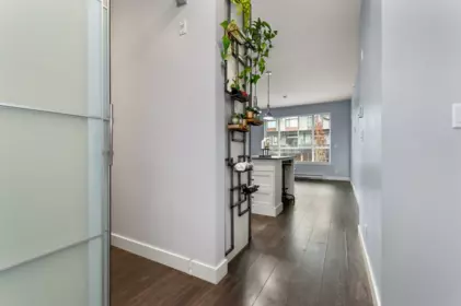 Basement Recreation Room Photo of 408 16396 64 Avenue, Surrey, BC