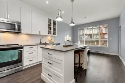 Kitchen Island Photo of 408 16396 64 Avenue, Surrey, BC
