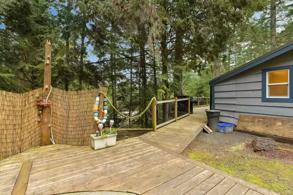 Backyard Photo of 493 Abbott Road, Mayne Island, BC