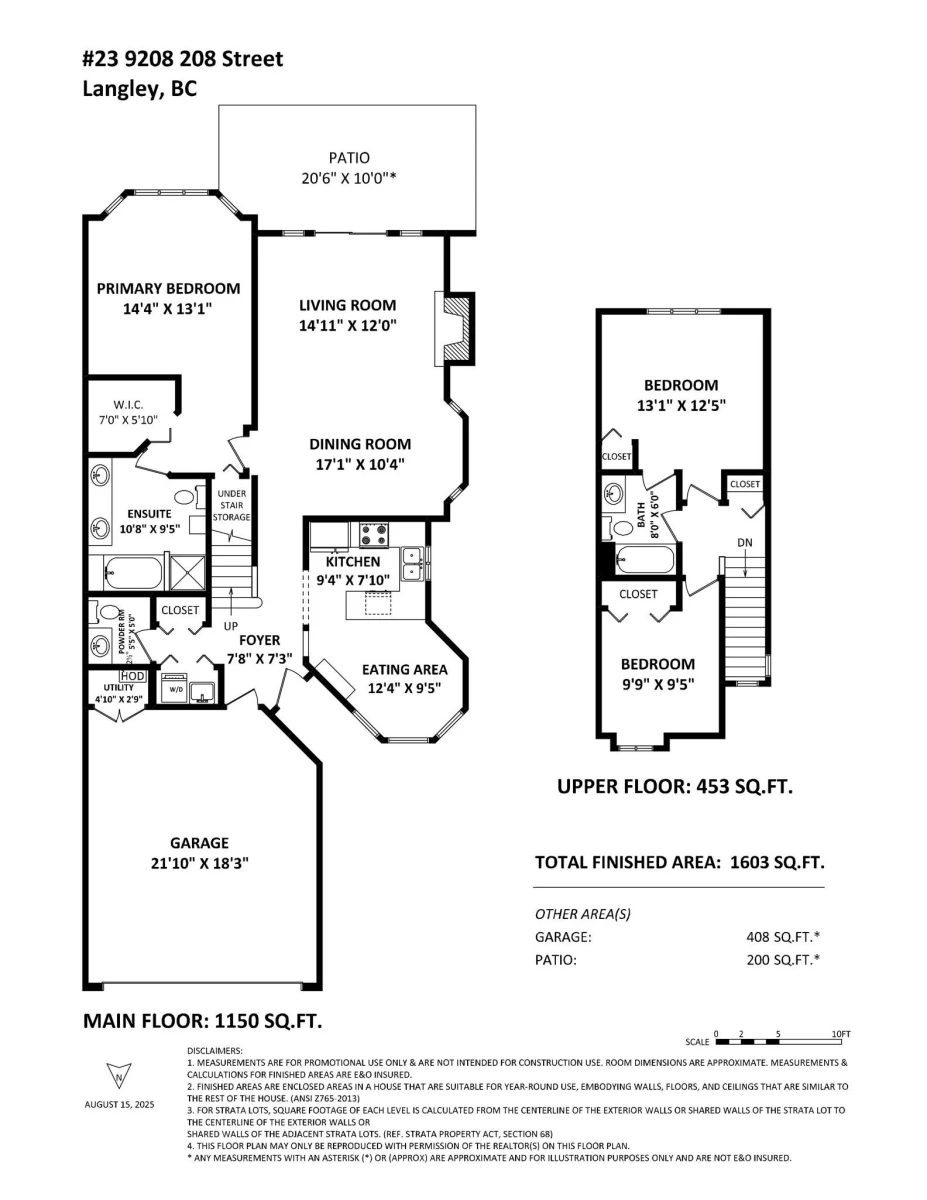 Aerial View of 23 9208 208 Street, Langley, BC