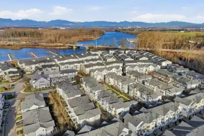Aerial View of 20 5550 Admiral Way, Ladner, BC