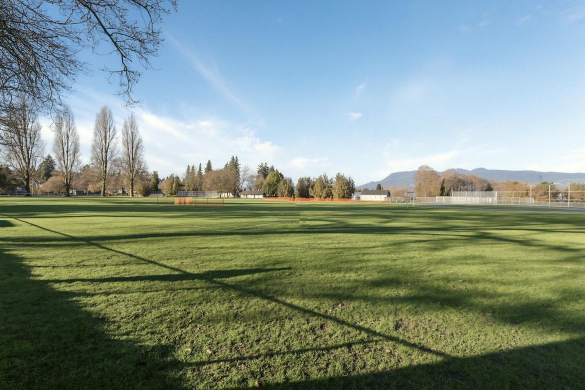 Aerial View of 4320 W 8th Avenue, Vancouver, BC