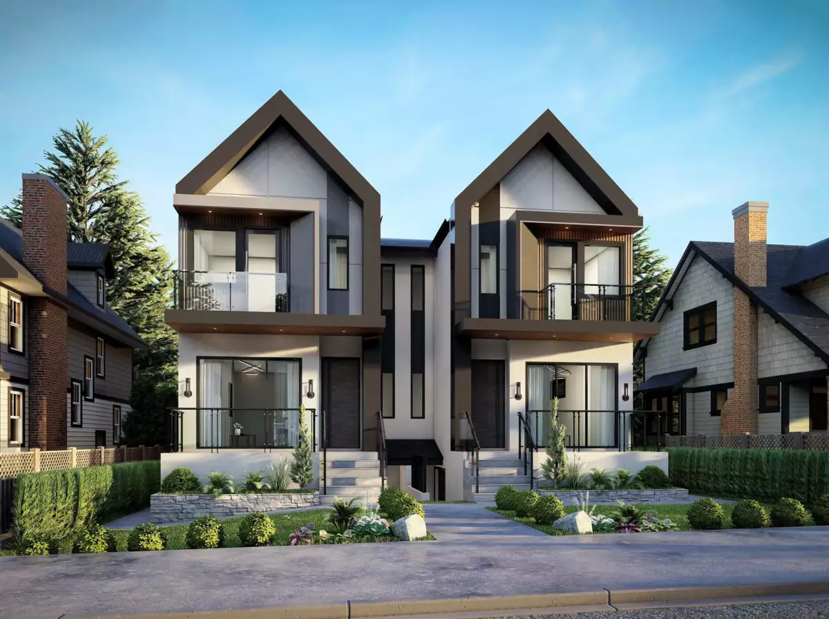 Exterior Rear Photo of 4 1541 Willingdon Avenue, Burnaby, BC