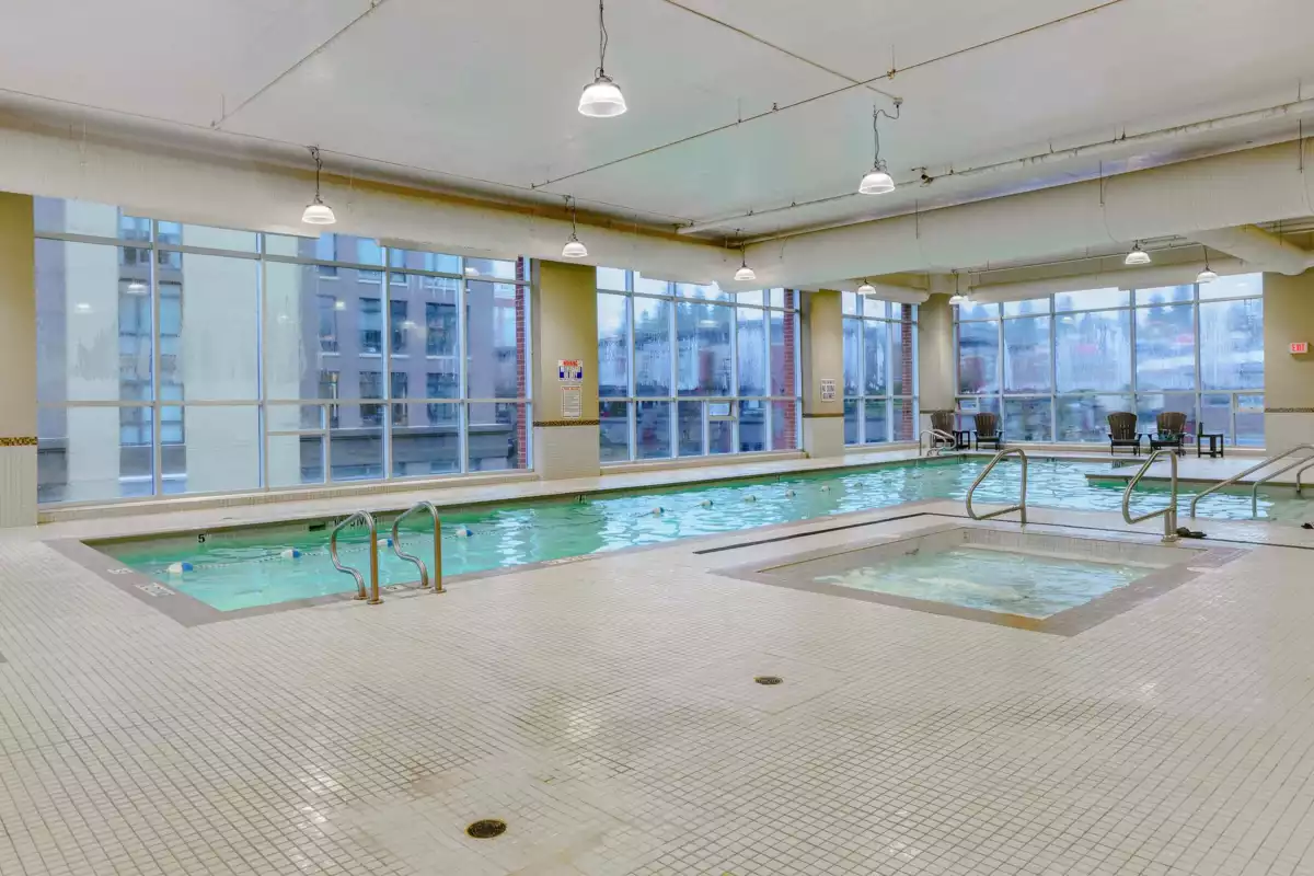 Outdoor Deck Photo of 708 110 Brew Street, Port Moody, BC