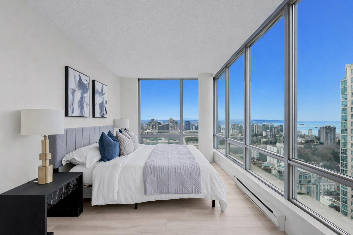 Living Room Photo of 2806 1288 W Georgia Street, Vancouver, BC