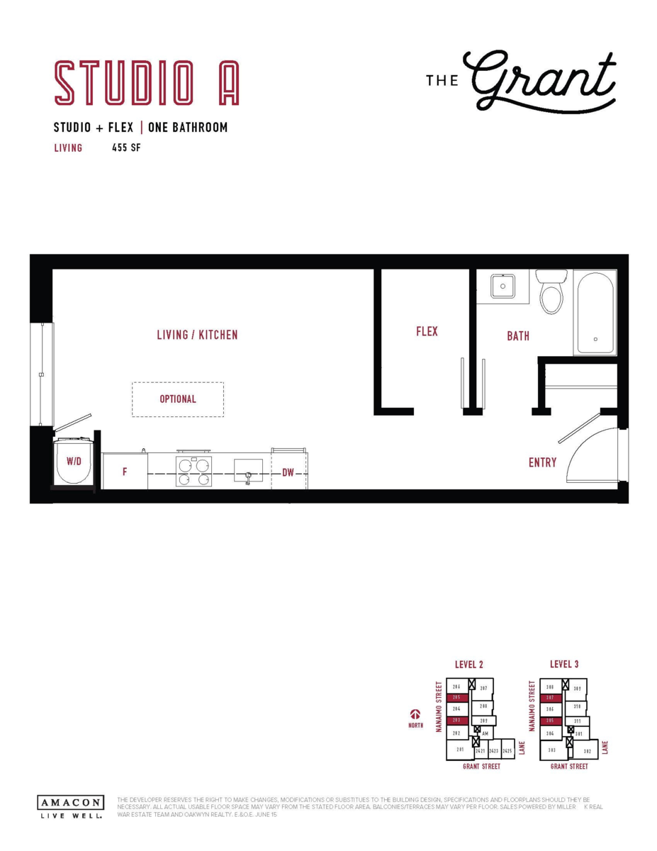 Garage Interior Photo of 307 2419 Grant Street, Vancouver, BC