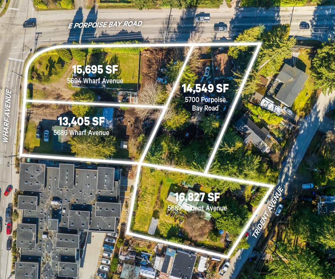 Exterior Rear Photo of 5686 Wharf Avenue, Sechelt, BC