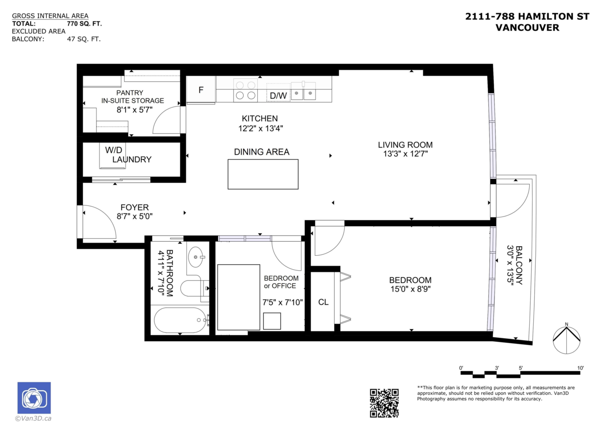 Neighborhood Park Photo Near 2111 788 Hamilton Street, Vancouver, BC