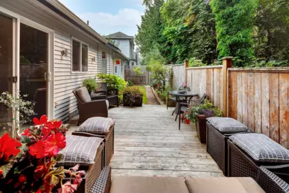 Backyard Photo of 104 1744 128 Street, Surrey, BC