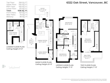 Powder Room Photo of 6322 Oak Street, Vancouver, BC