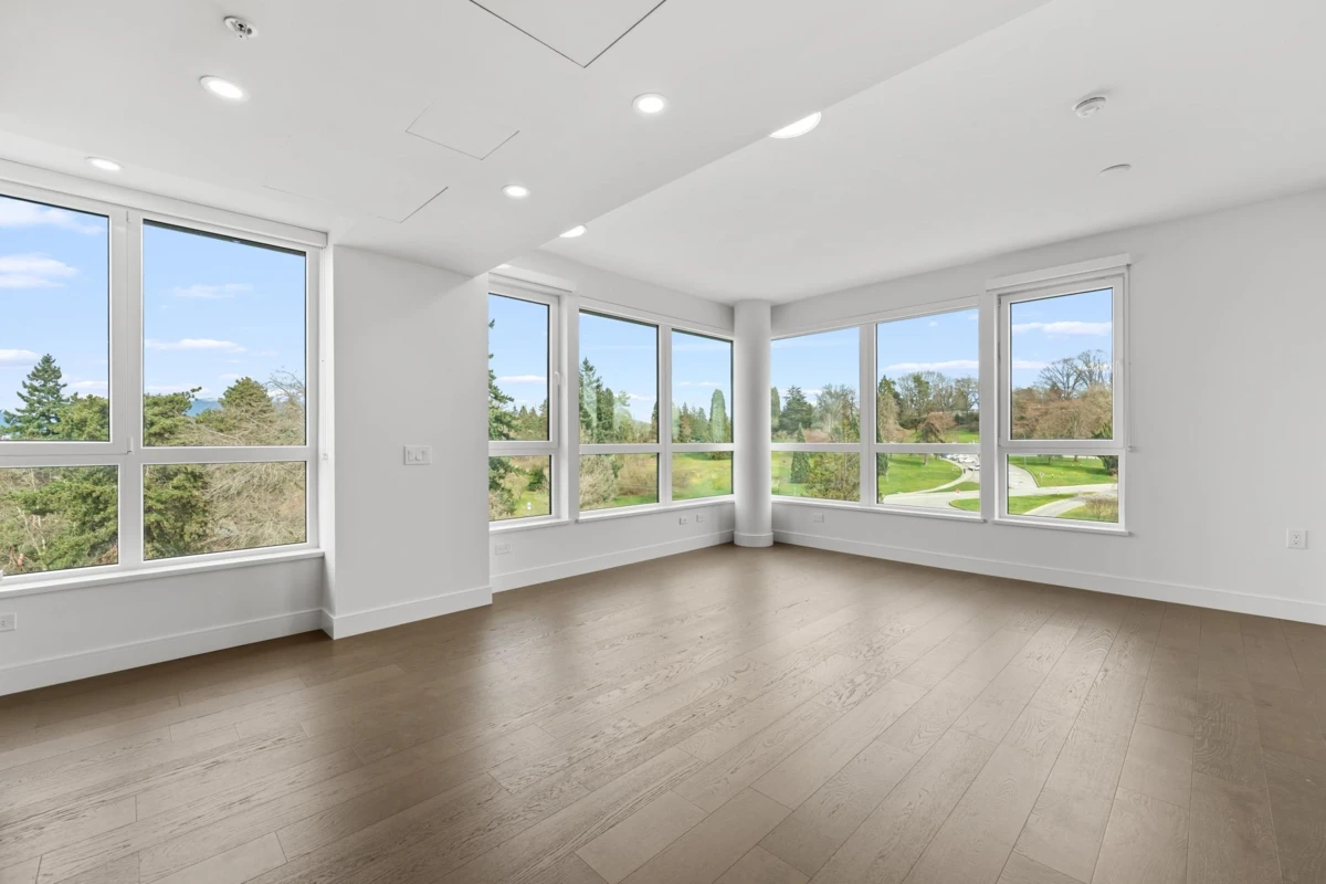 Living Room Photo of 603 4908 Cambie Street, Vancouver, BC