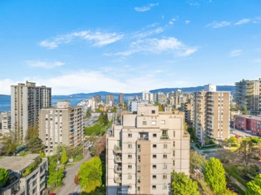 Outdoor Deck Photo of 501 1250 Burnaby Street, Vancouver, BC