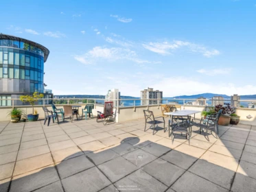 Outdoor Patio Photo of 501 1250 Burnaby Street, Vancouver, BC