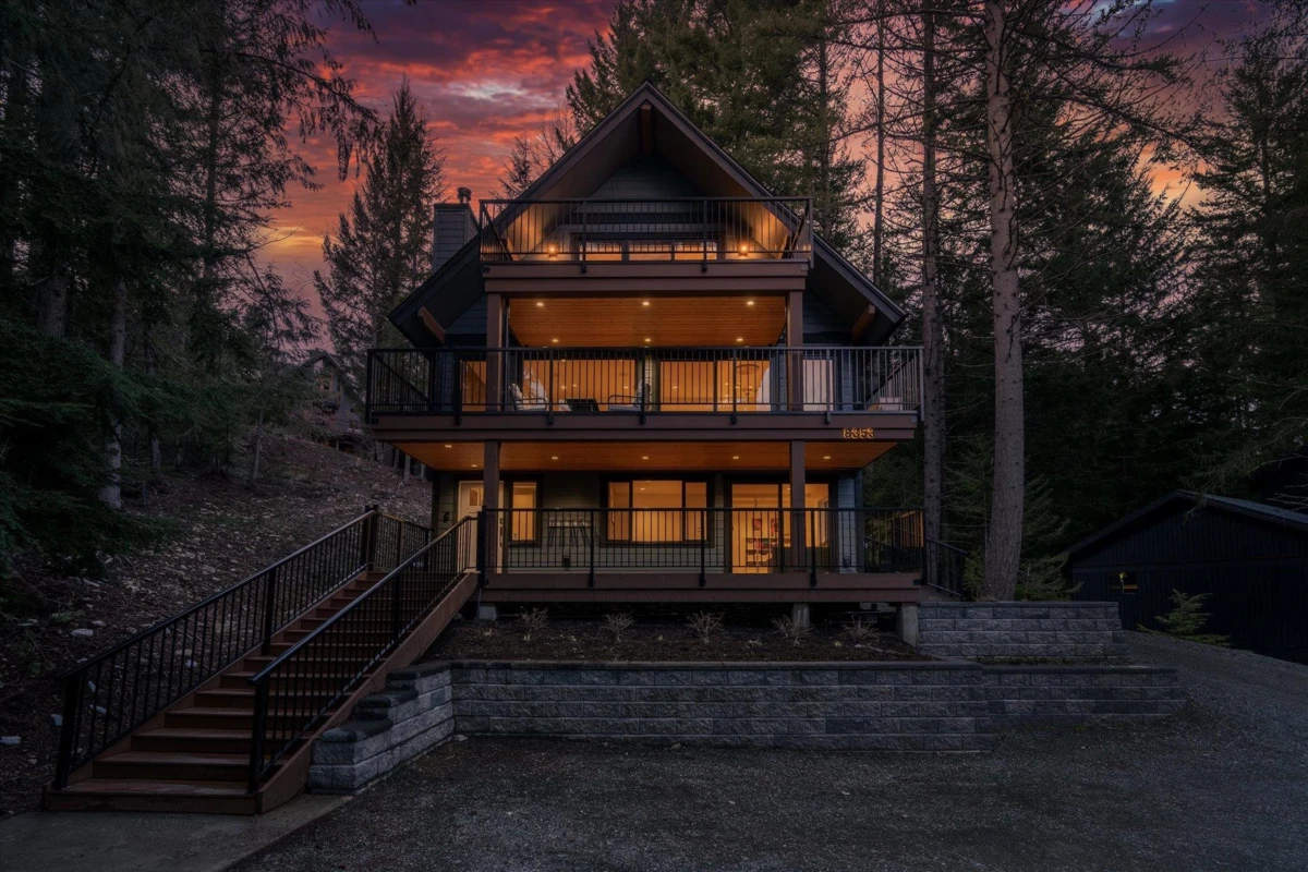 Exterior Rear Photo of 8353 Rainbow Drive, Whistler, BC