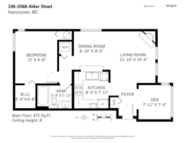 Guest Bathroom Photo of 106 2588 Alder Street, Vancouver, BC