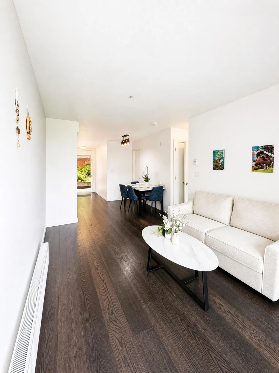 Living Room Photo of 325 5955 Birney Avenue, Vancouver, BC