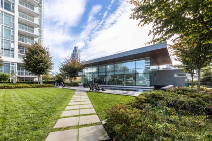Backyard Photo of 2110 4670 Assembly Way, Burnaby, BC