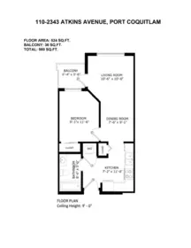 Outdoor Patio Photo of 110 2343 Atkins Avenue, Port Coquitlam, BC