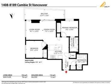 Loft / Bonus Room Photo of 1408 8189 Cambie Street, Vancouver, BC