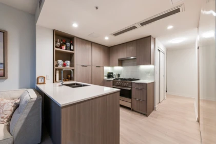 Kitchen Island Photo of 603 1471 Hunter Street, North Vancouver, BC