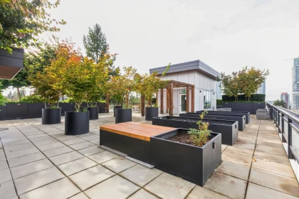 Aerial View of 101 700 Clarke Road, Coquitlam, BC