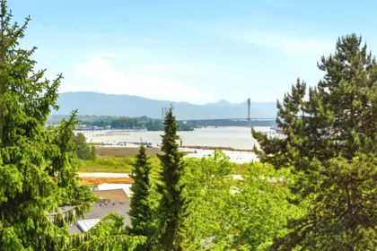 Outdoor Deck Photo of 38 72 Jamieson Court, New Westminster, BC
